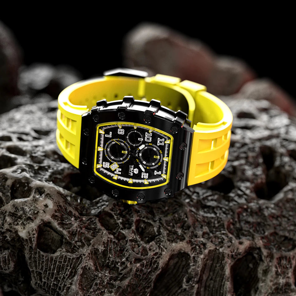 TSAR BOMBA Quartz Waterproof Watch TB8204Q-07 / Yellow – TSAR BOMBA SA