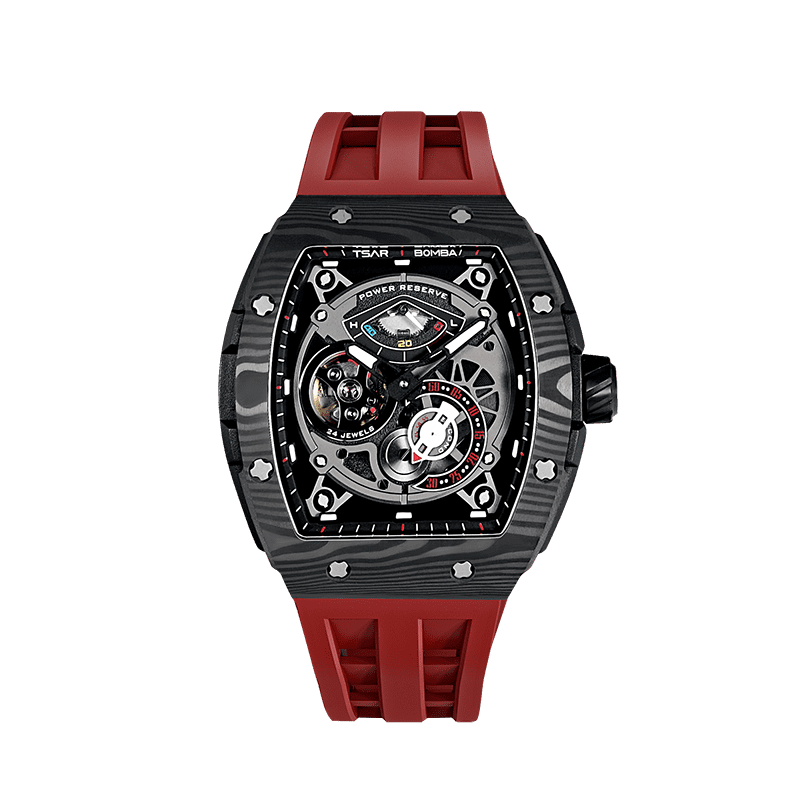 TSAR BOMBA Elemental-Carbon Fiber Automatic Watch TB8210CF