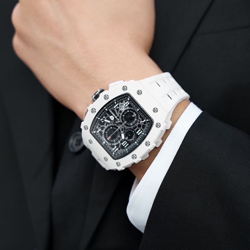 TSAR BOMBA Elemental– Bioceramic Date Quartz