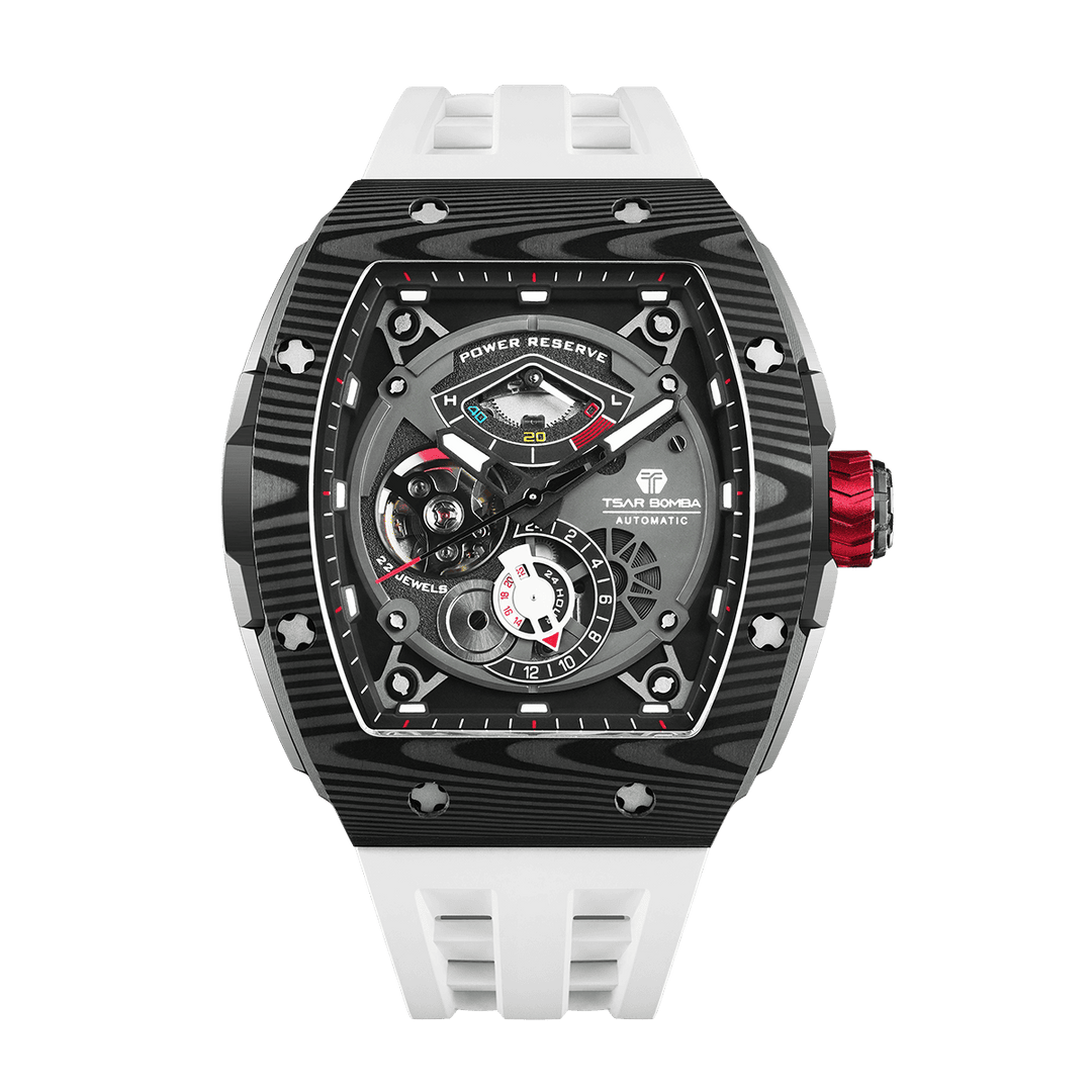 TSAR BOMBA Elemental-Carbon Fiber Automatic Watch TB8210CF