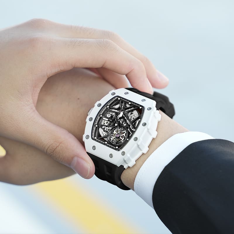 TSAR BOMBA Elemental-Ceramic Automatic Watch TB8209C