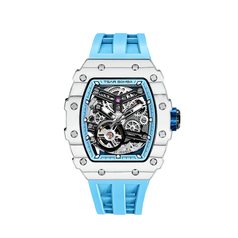 TSAR BOMBA Elemental-Carbon Fiber Automatic Watch TB8208CF