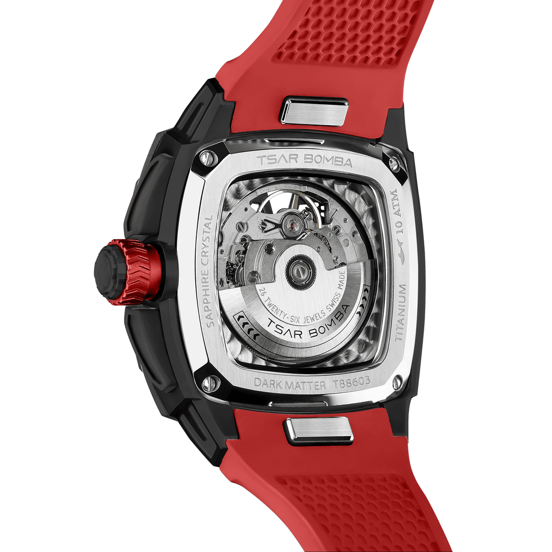 TSAR BOMBA Dark Matter 3 Carbon Fiber -Interchangeable Automatic Watch