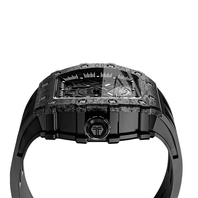 TSAR BOMBA Elemental-Carbon Fiber Automatic Watch Phantom TB8207CF