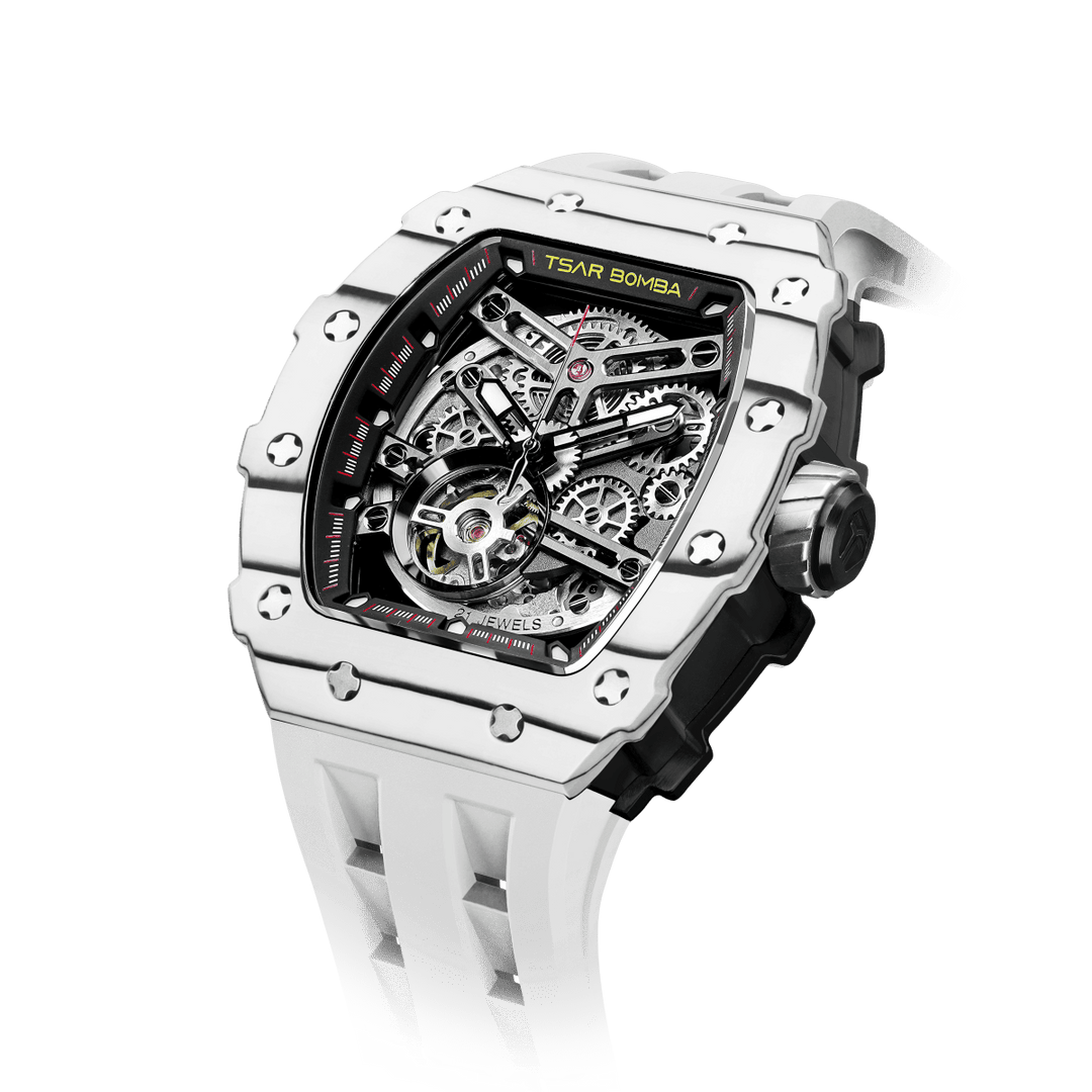 TSAR BOMBA Elemental-Carbon Fiber Automatic Watch TB8208CF