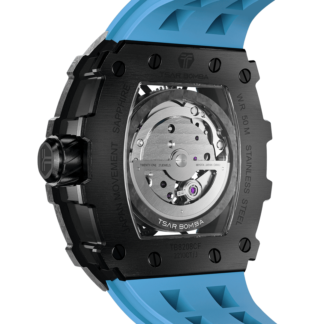 TSAR BOMBA Elemental-Carbon Fiber Automatic Watch TB8208CF