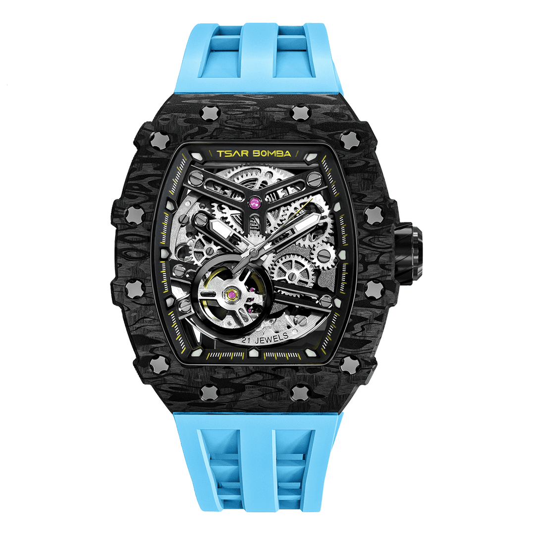 TSAR BOMBA Elemental-Carbon Fiber Automatic Watch TB8208CF