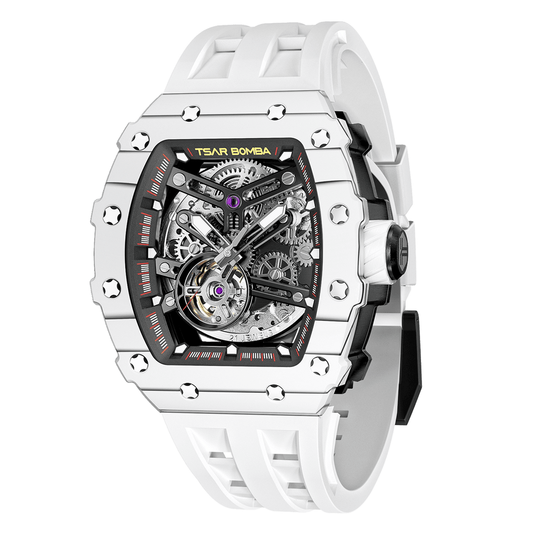 TSAR BOMBA Elemental-Carbon Fiber Automatic Watch TB8208CF