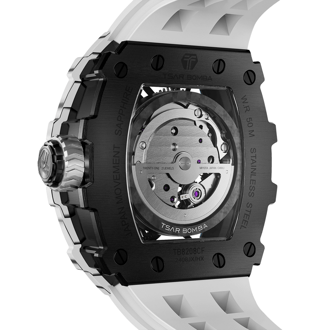 TSAR BOMBA Elemental-Carbon Fiber Automatic Watch TB8208CF