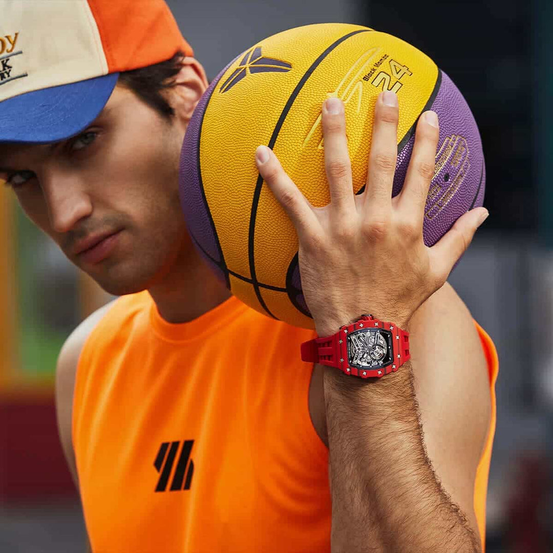 TSAR BOMBA Elemental-Carbon Fiber Automatic Watch TB8208CF