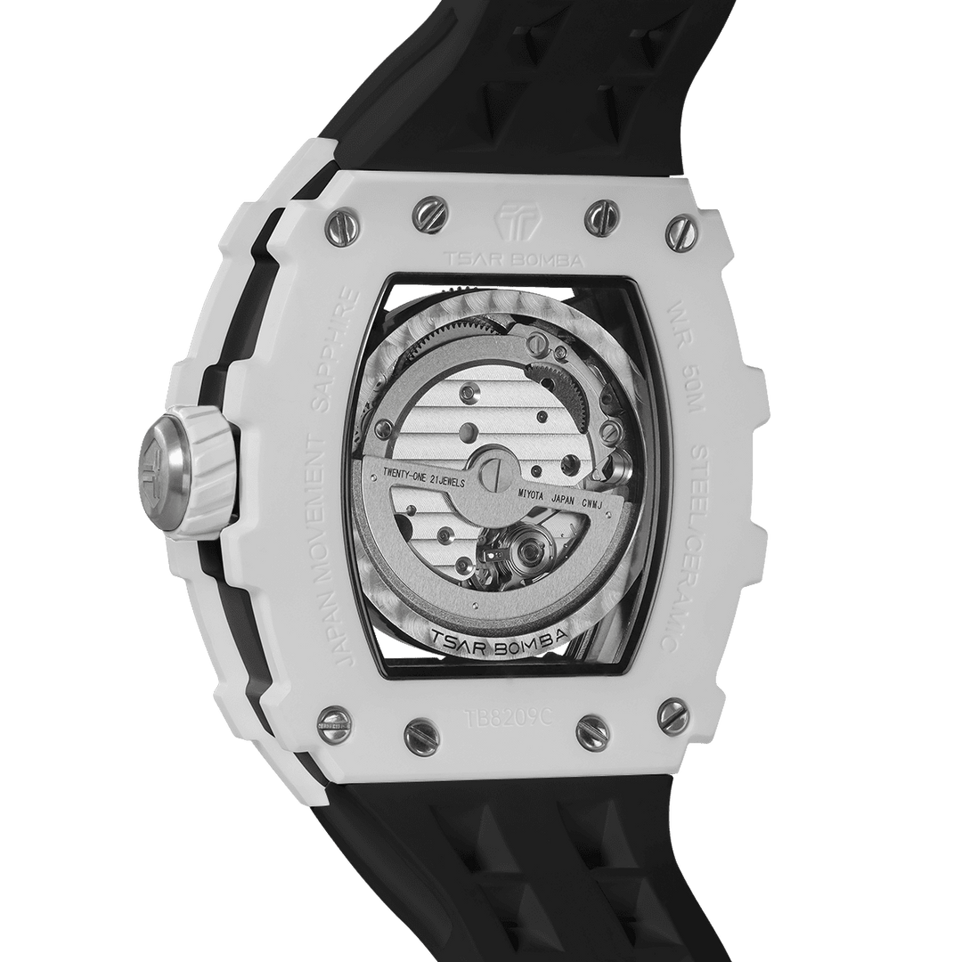 TSAR BOMBA Elemental-Ceramic Automatic Watch TB8209C
