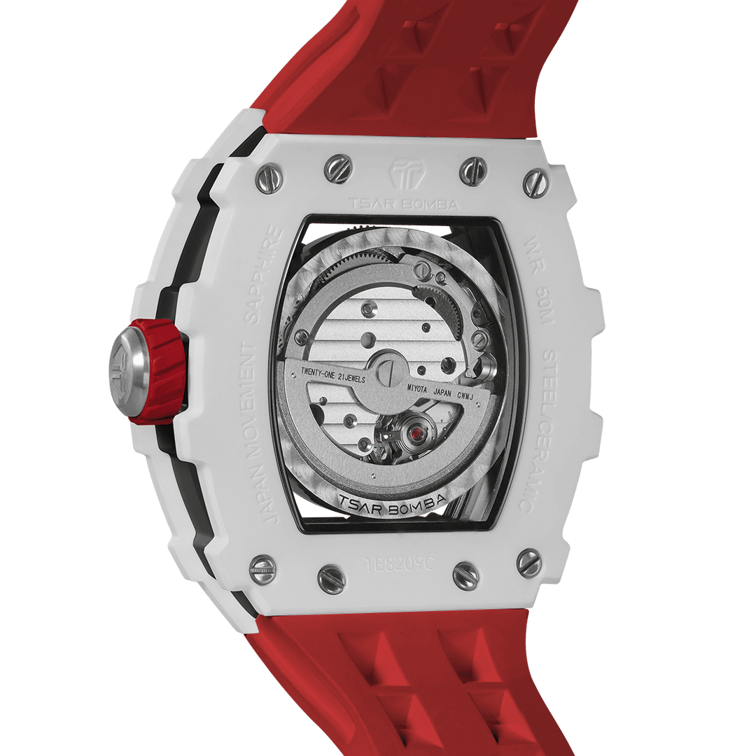 TSAR BOMBA Elemental-Ceramic Automatic Watch TB8209C