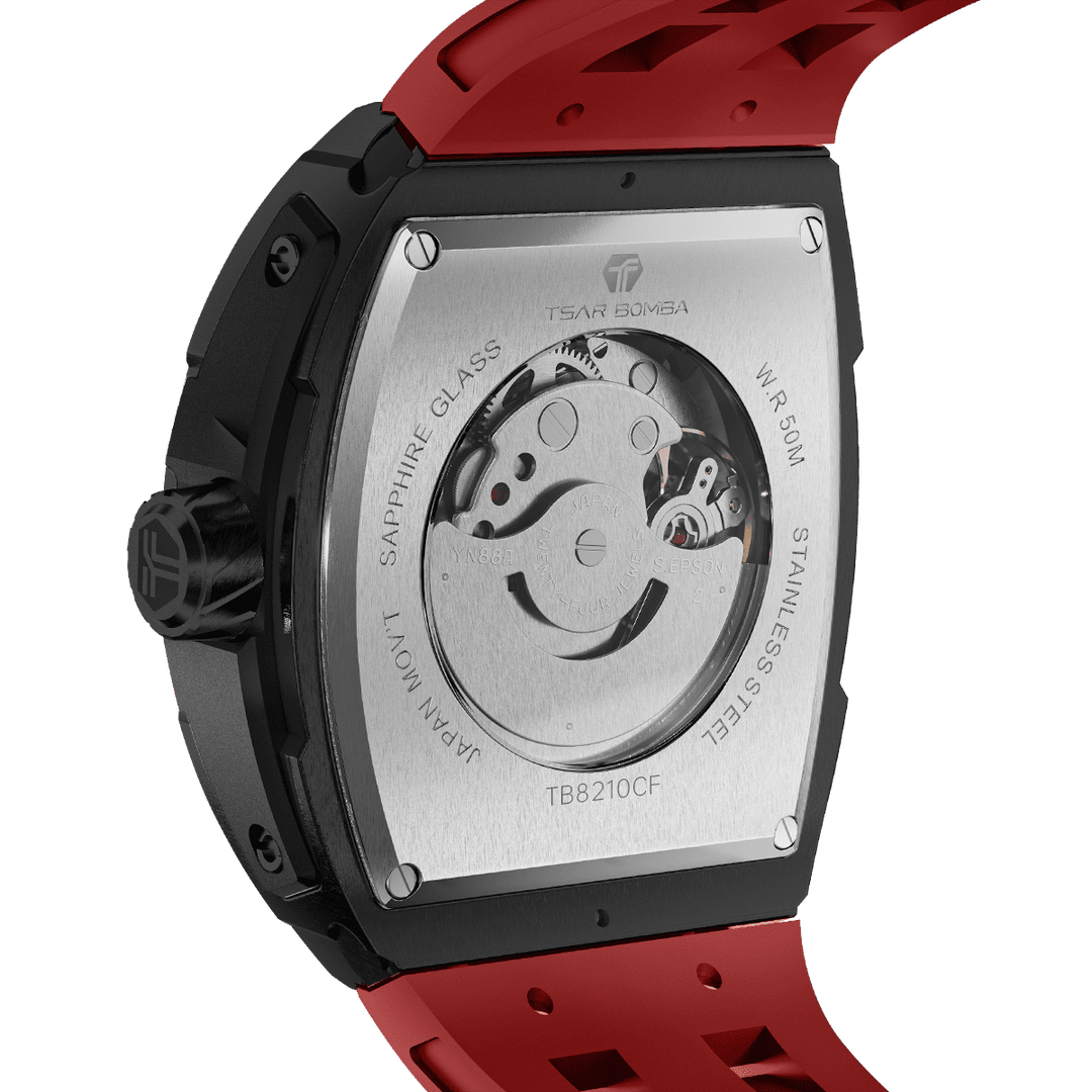 TSAR BOMBA Elemental-Carbon Fiber Automatic Watch TB8210CF