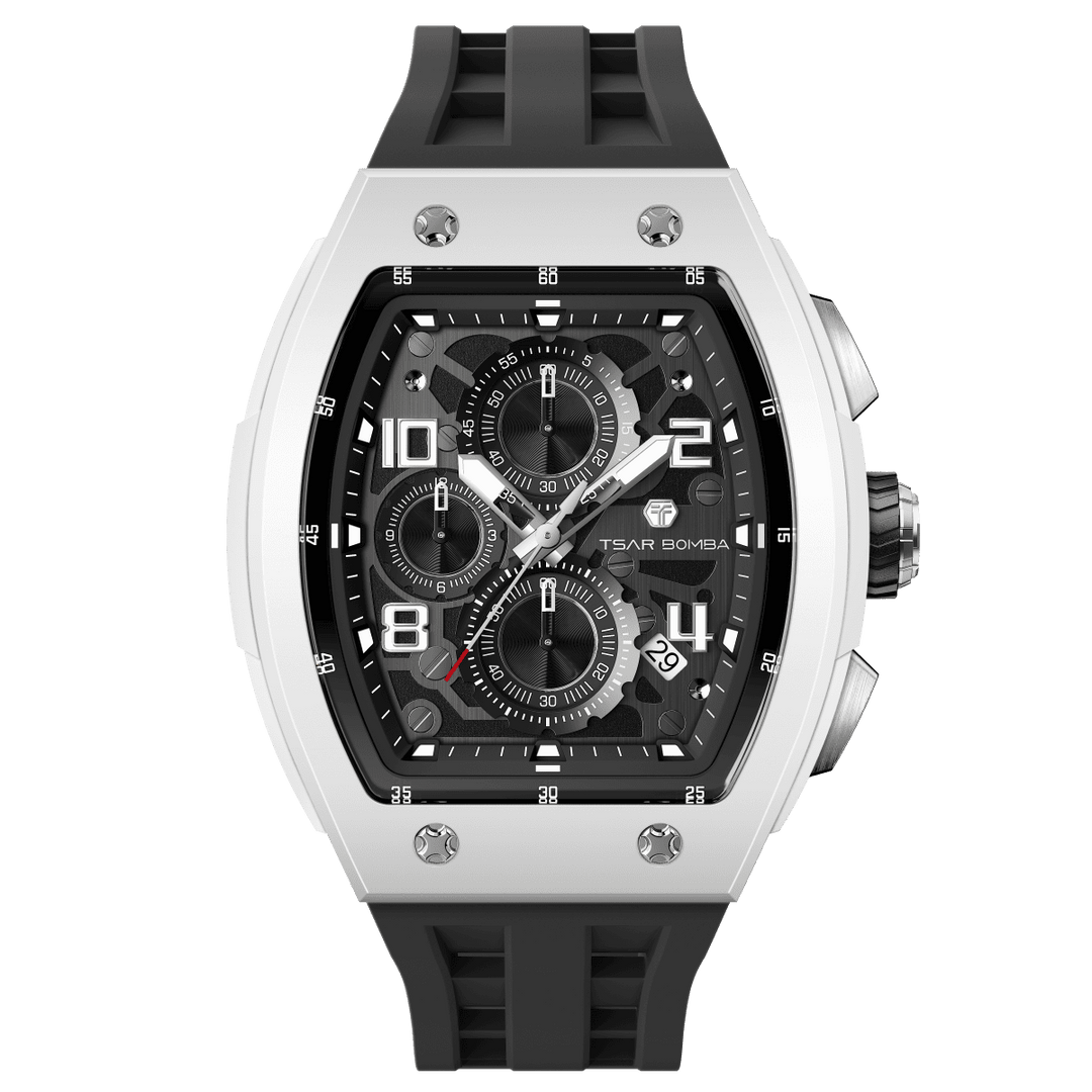 TSAR BOMBA Elemental– Bioceramic Date TB8224B Quartz