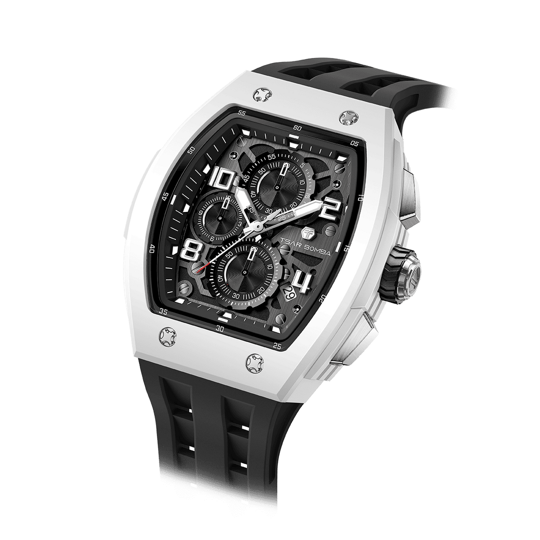 TSAR BOMBA Elemental– Bioceramic Date TB8224B Quartz