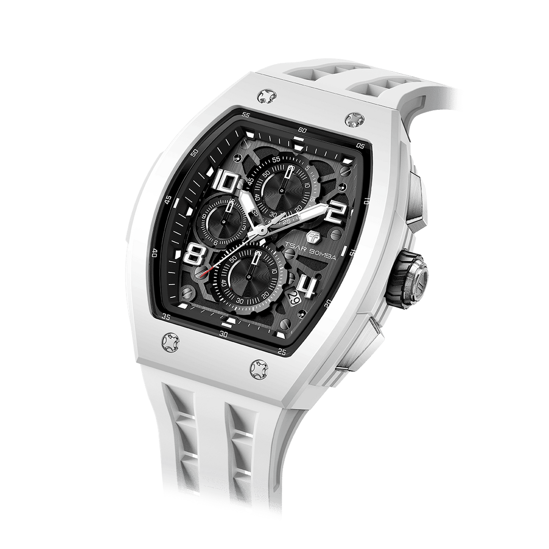 TSAR BOMBA Elemental– Bioceramic Date TB8224B Quartz