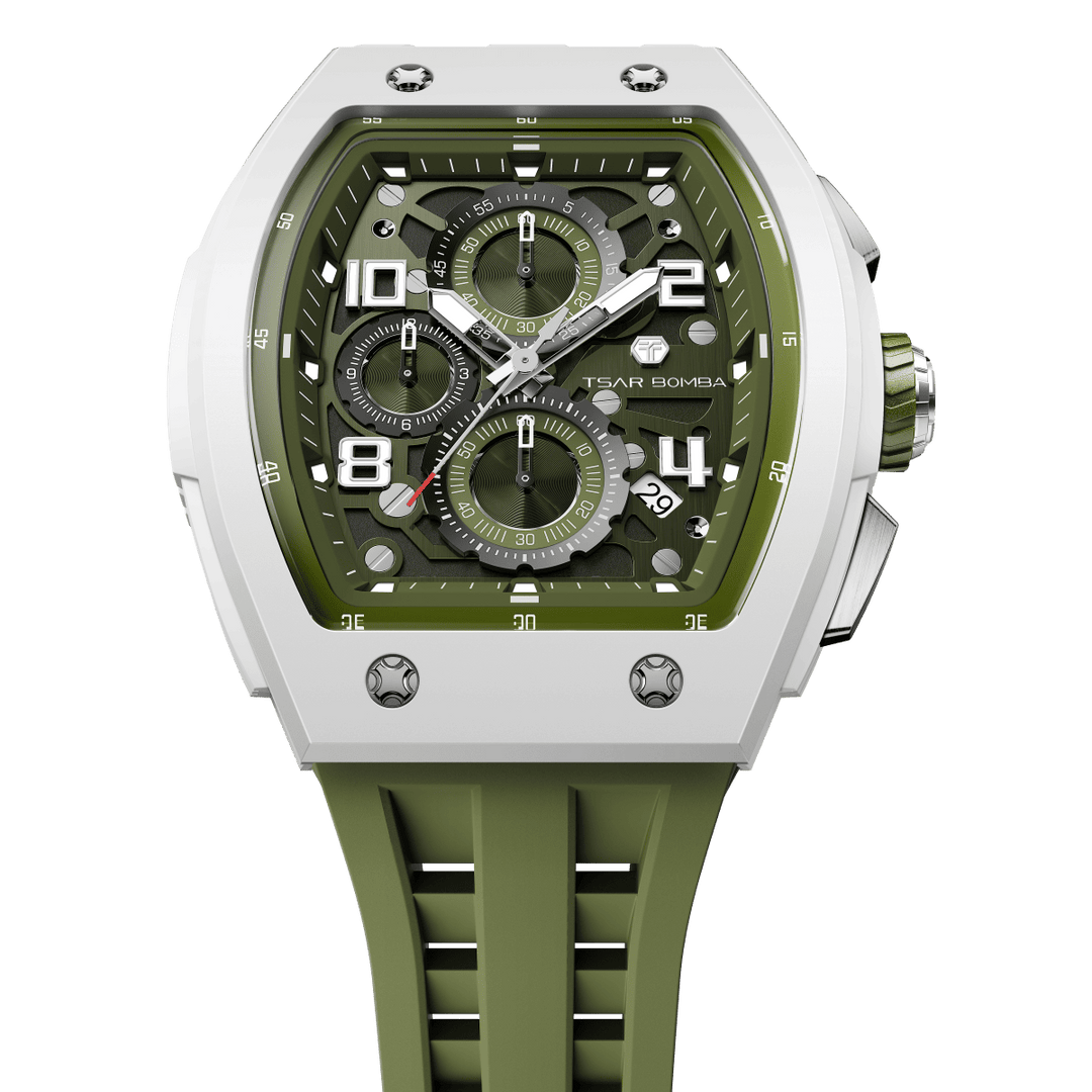 TSAR BOMBA Elemental– Bioceramic Date TB8224B Quartz