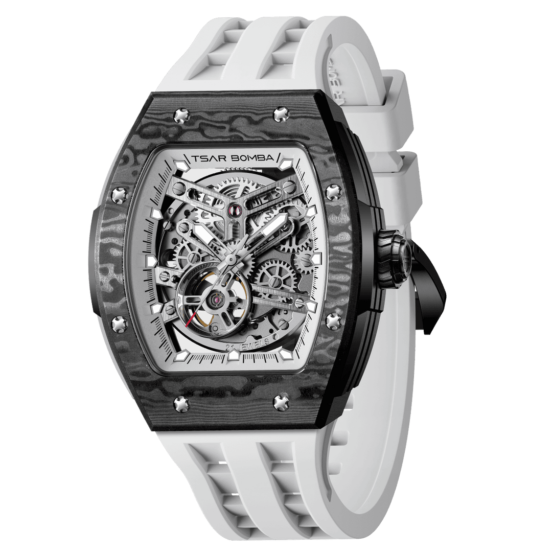TSAR BOMBA Elemental-Carbon Fiber Automatic Watch TB8228CF