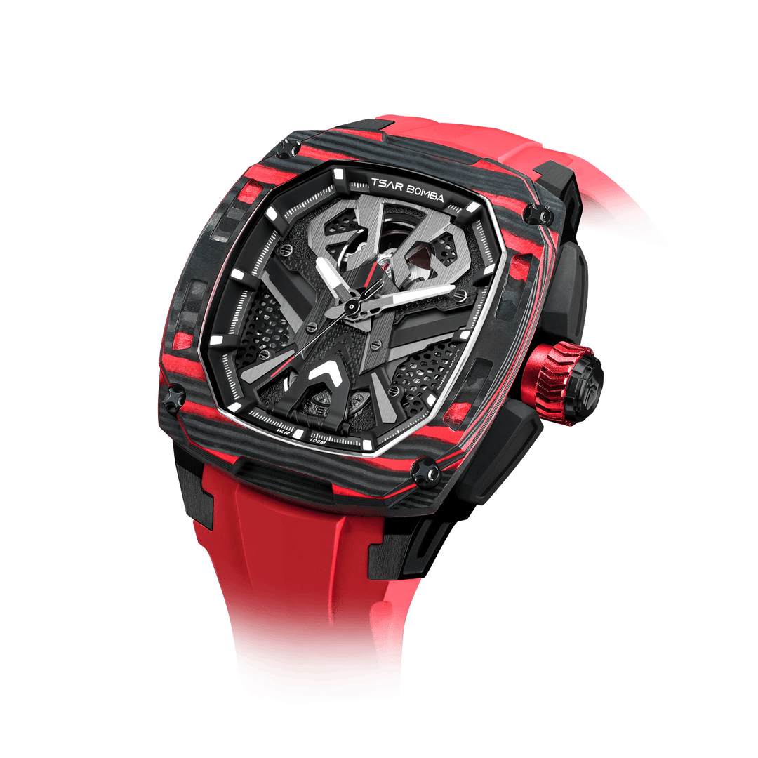 TSAR BOMBA Dark Matter 3 Carbon Fiber -Interchangeable Automatic Watch