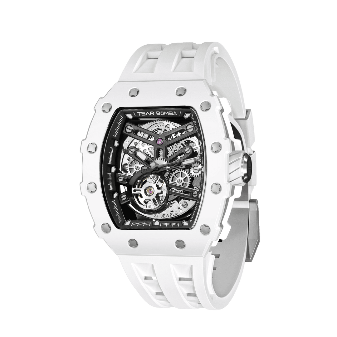 TSAR BOMBA Elemental-Ceramic Automatic Watch TB8208C