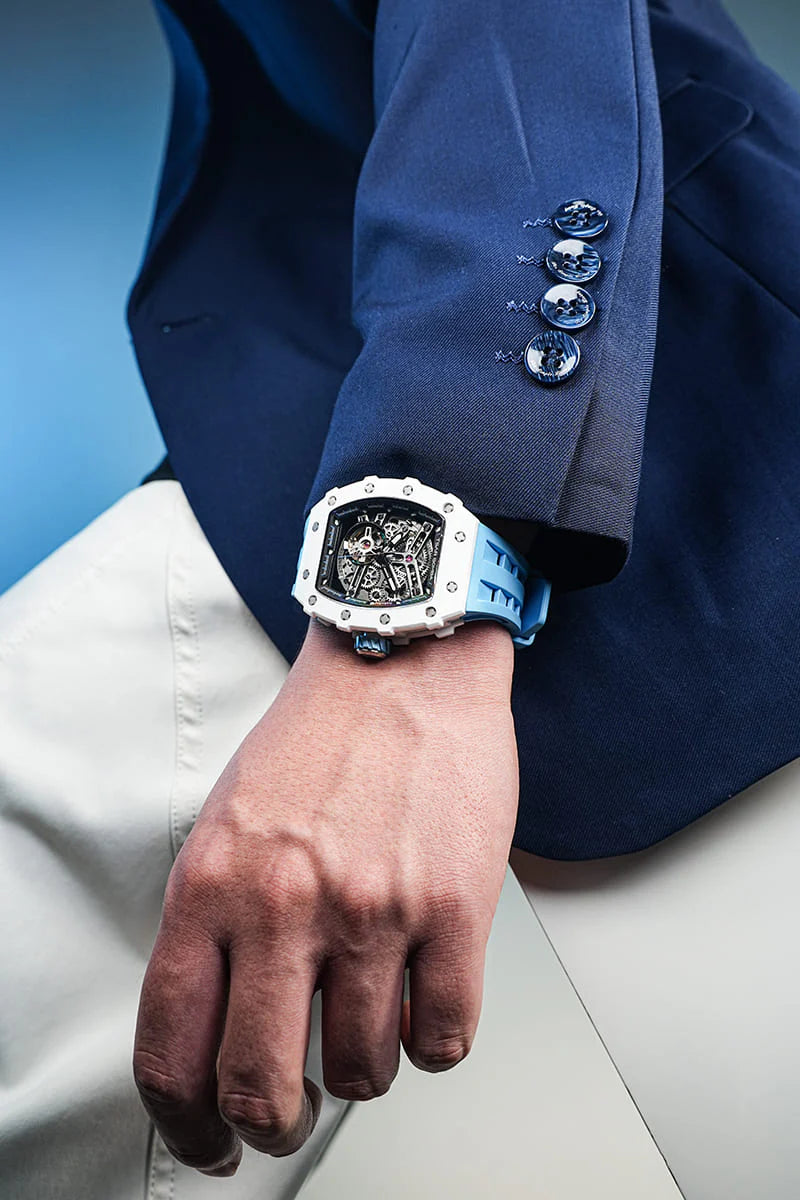 TSAR BOMBA Elemental-Ceramic Automatic Watch TB8208C