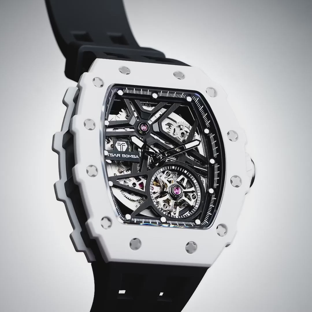 TSAR BOMBA Elemental-Ceramic Automatic Watch TB8209C