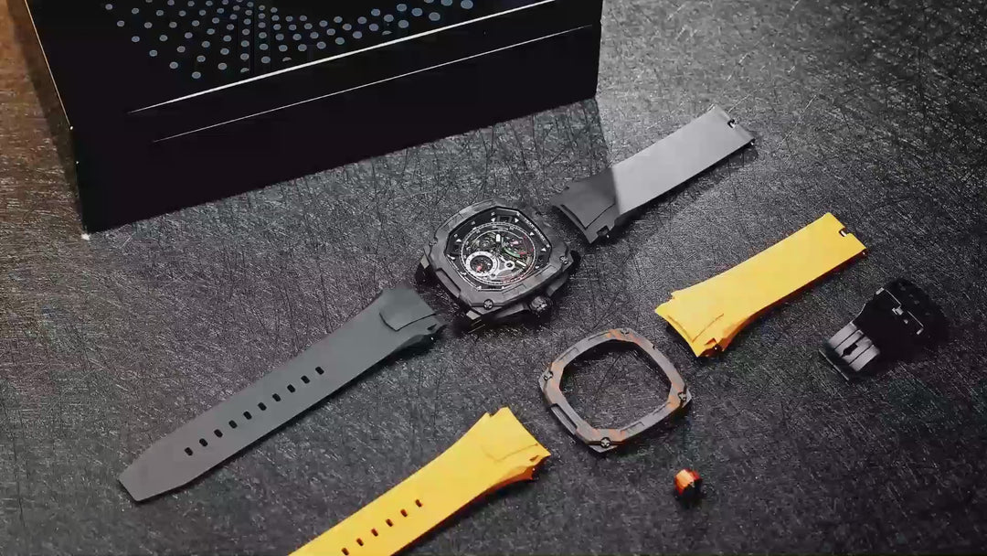 TSAR BOMBA Dark Matter 2 Carbon Fiber -Interchangeable Automatic Watch